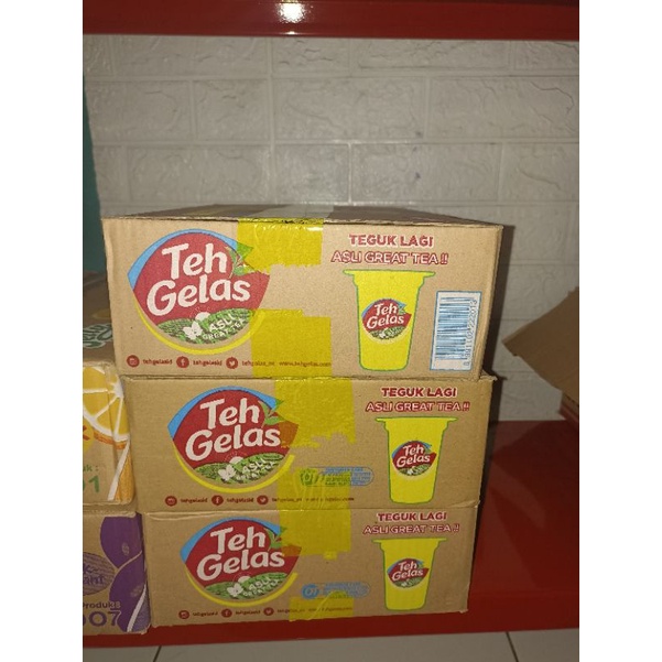 Jual 1 Dus Teh Gelas 160mlminuman Kemasan Rasa Teh Shopee Indonesia 3128