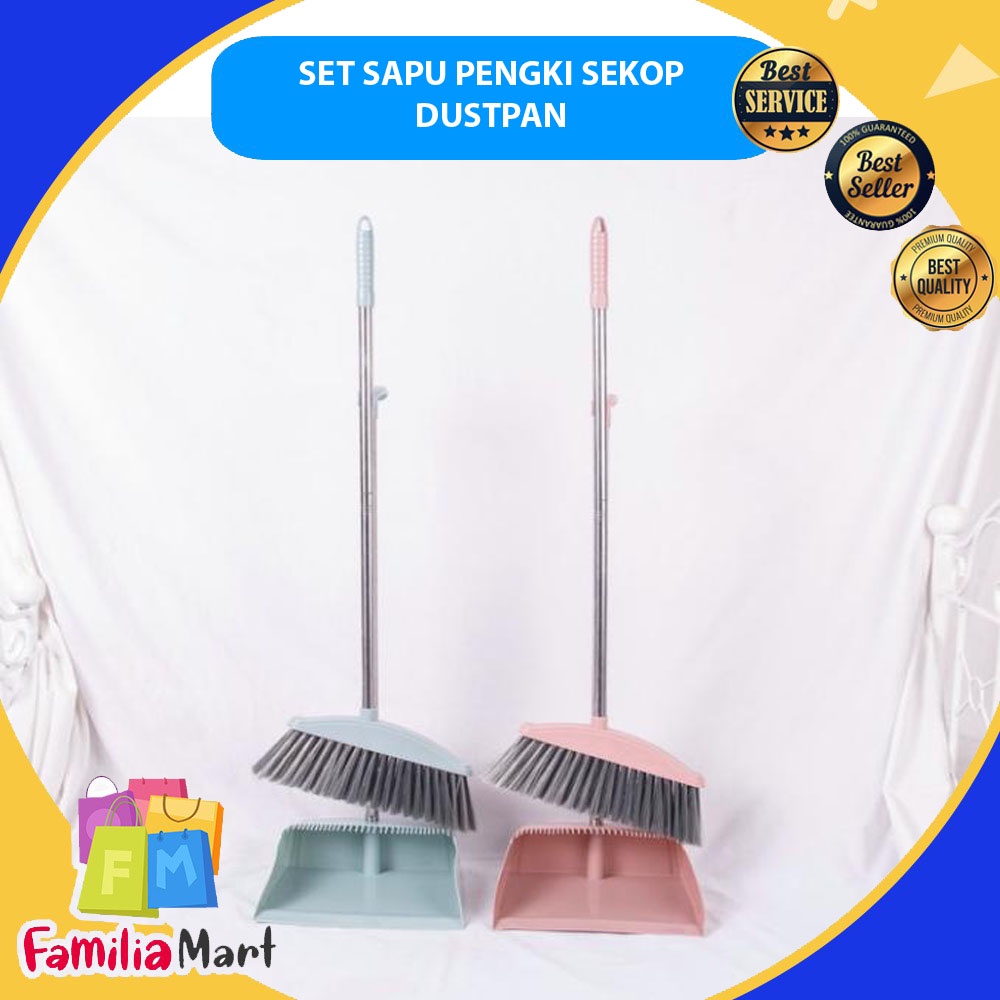 Jual Set Sapu Pengki Sekop Sampah Dustpan Broom Shopee Indonesia