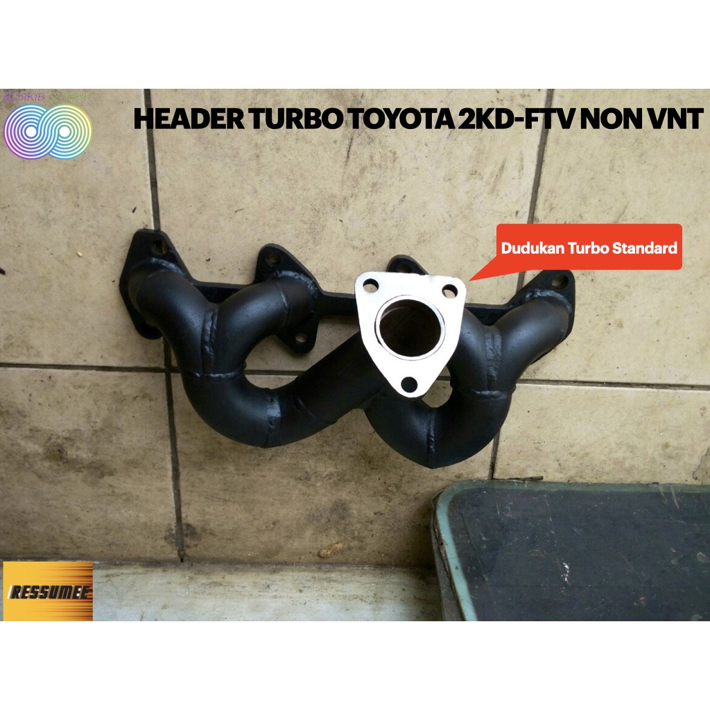 Jual Header Fortuner Innova Diesel Turbo 2KD-FTV non VNT Standard IHI ...