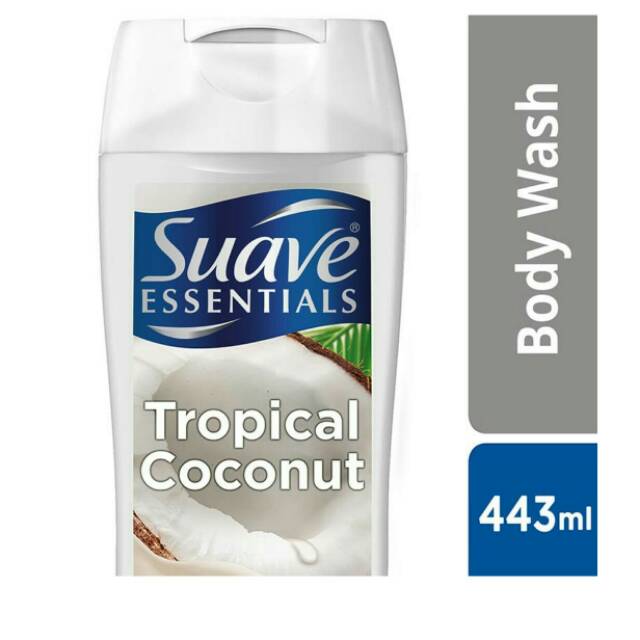 Jual SUAVE Body Wash Essentials Tropical Coconut 443ml Shopee Indonesia