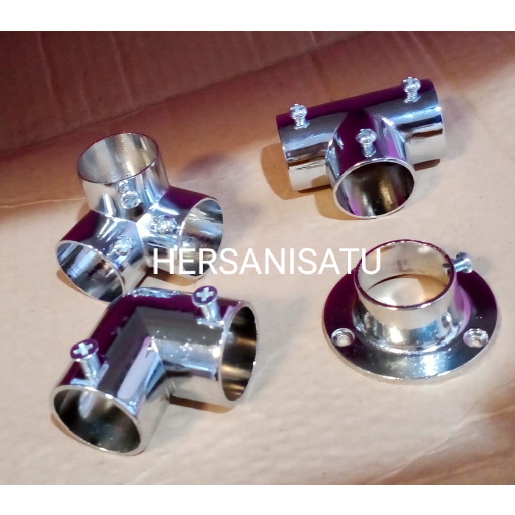 Jual Breket Sambungan Rollet Gordyn Siku Rell Gorden T | Shopee Indonesia