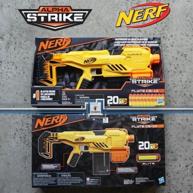 Jual Nerf Alpha Strike FLYTE CS-10 / STRYFE Automatic Otomatis ...