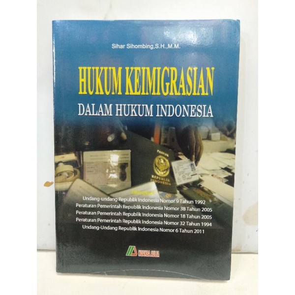 Jual BUKU HUKUM KEIMIGRASIAN DALAM HUKUM INDONESIA | Shopee Indonesia