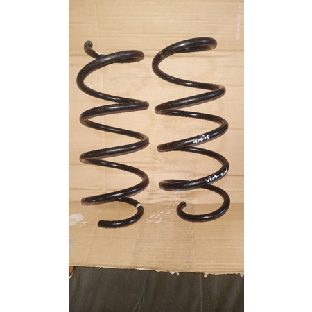Jual per spiral coil spring toyota yaris depan bakpau 2pcs original ...
