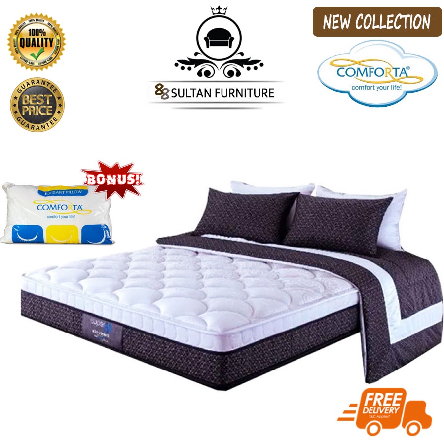 Jual Full Set Kasur Springbed COMFORTA SuperFit ( Neo Pocket ) | Shopee ...