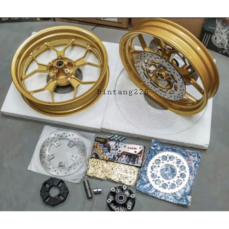 Jual paket Velg R15 V3 velg R15 VVA Vixion R MT15 tapak lebar double ...