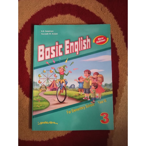 Jual BUKU BASIC ENGLISH KELAS 3 SD YUDHISTIRA KURIKULUM 2013 NEW ...