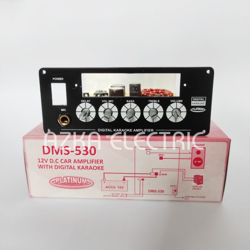 Jual Kit Power Amplifier Speaker Aktif 12V DC DMS 530 Shopee Indonesia