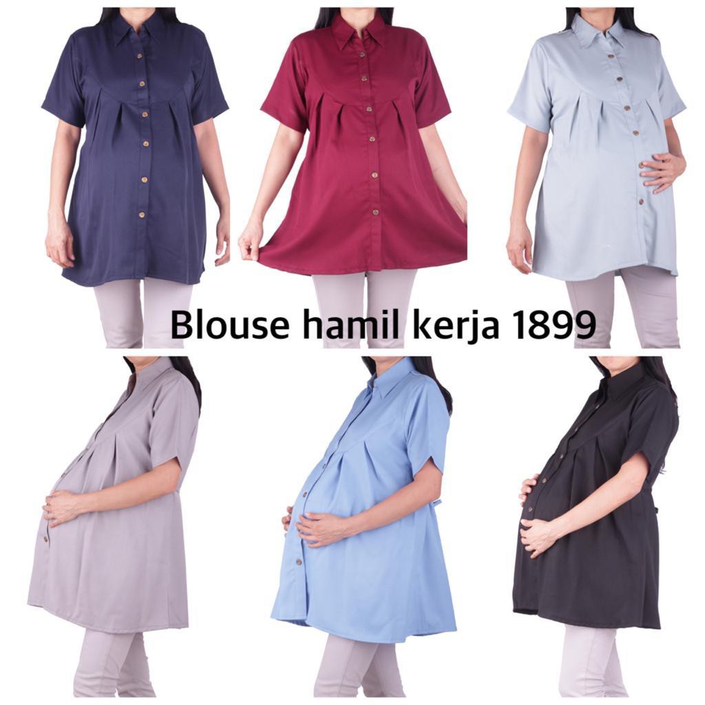 Jual Baju hamil Blouse hamil kerja atasan hamil menyusui murah 1899