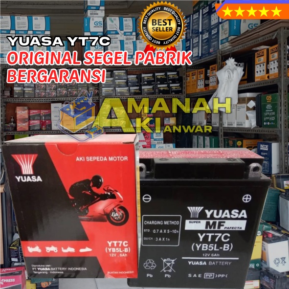 Jual AKI Kering YUASA YT7C / AKI MOTOR / YAMAHA: Yamaha Alfa IIR Yamaha