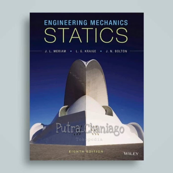 Jual Buku - Engineering Mechanics Statics 8th Eighth Edition By Meriam ...