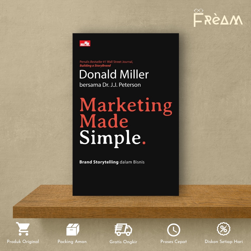 Jual Buku Bisnis MARKETING MADE SIMPLE Brand Storytelling dalam Bisnis ...