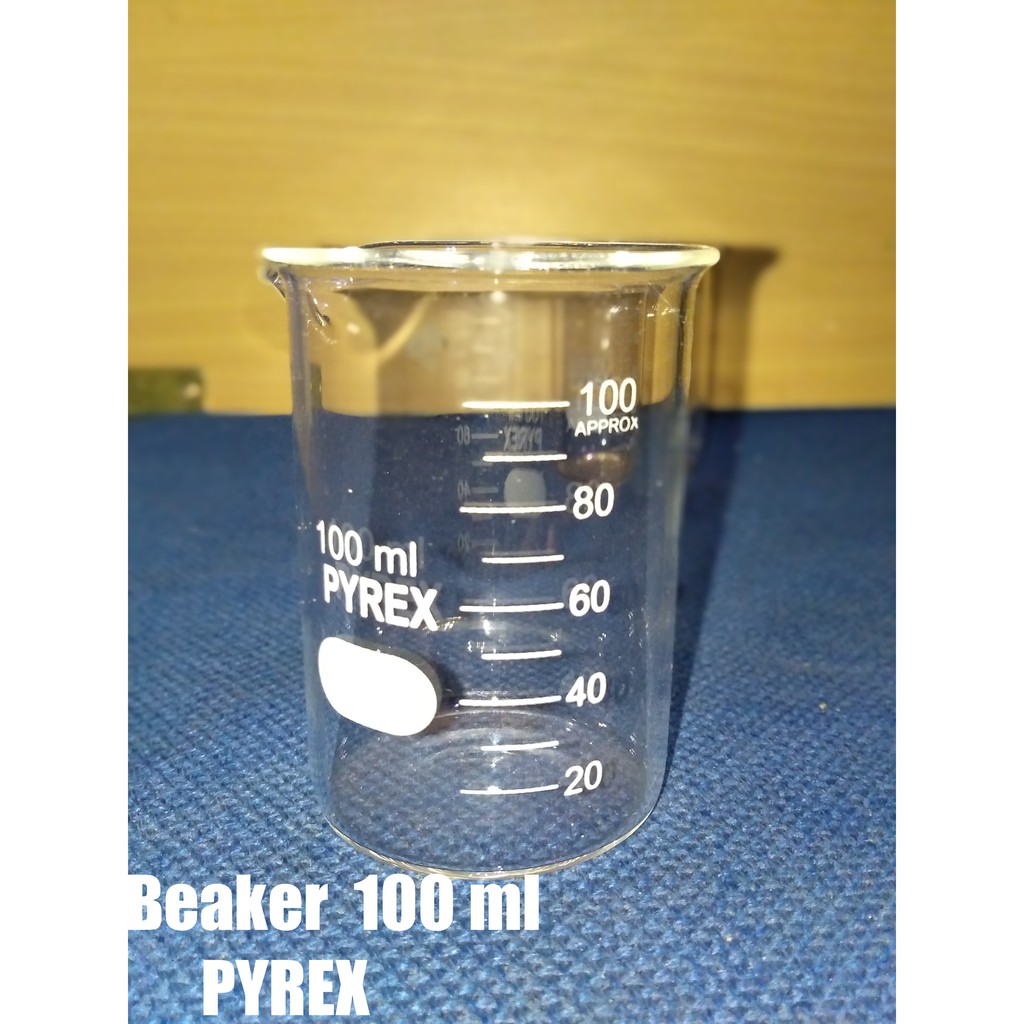 Jual Beaker, Gelas Kimia PYREX 100 Ml Dan 50 Ml | Shopee Indonesia