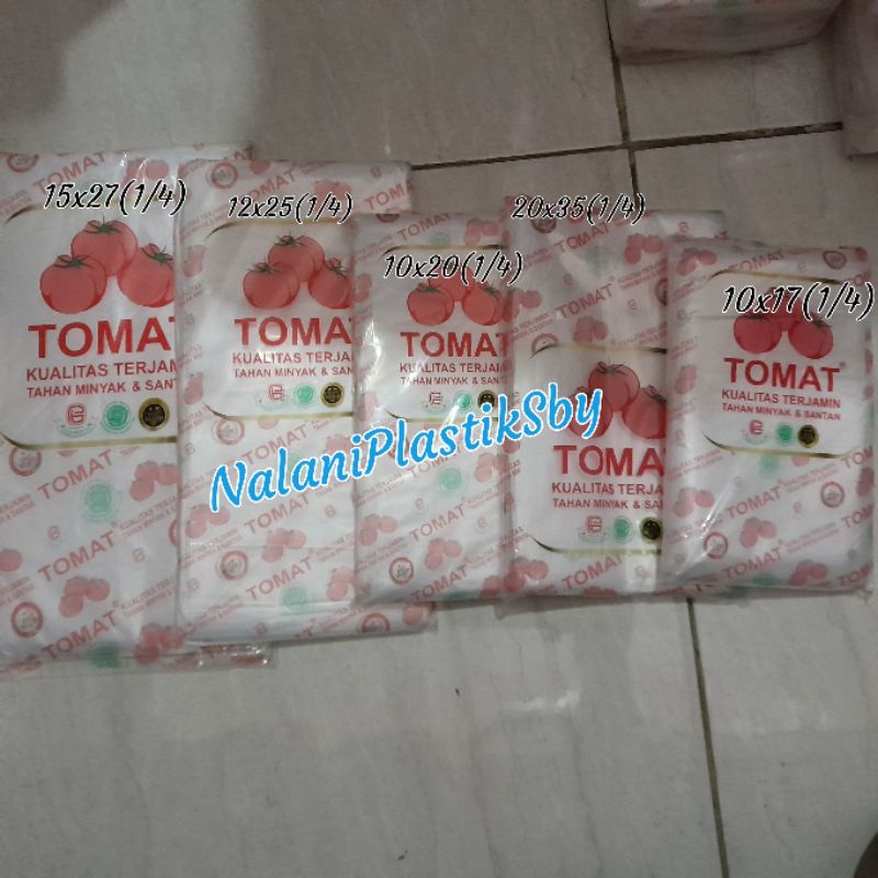 Jual Kantong Plastik Pe Merk Tomat Ukuran Lengkap Shopee Indonesia 2280