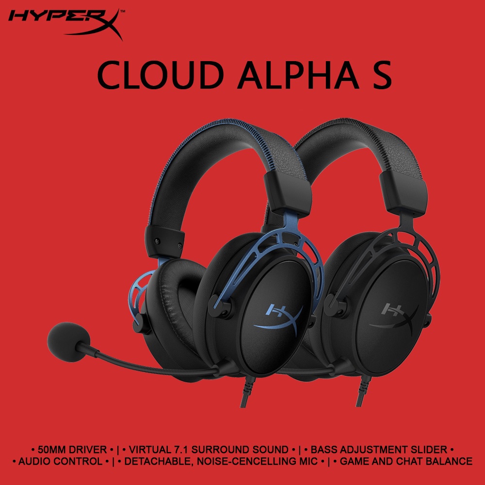 Jual HyperX Cloud Alpha S USB with 7.1 Gaming Headset Shopee