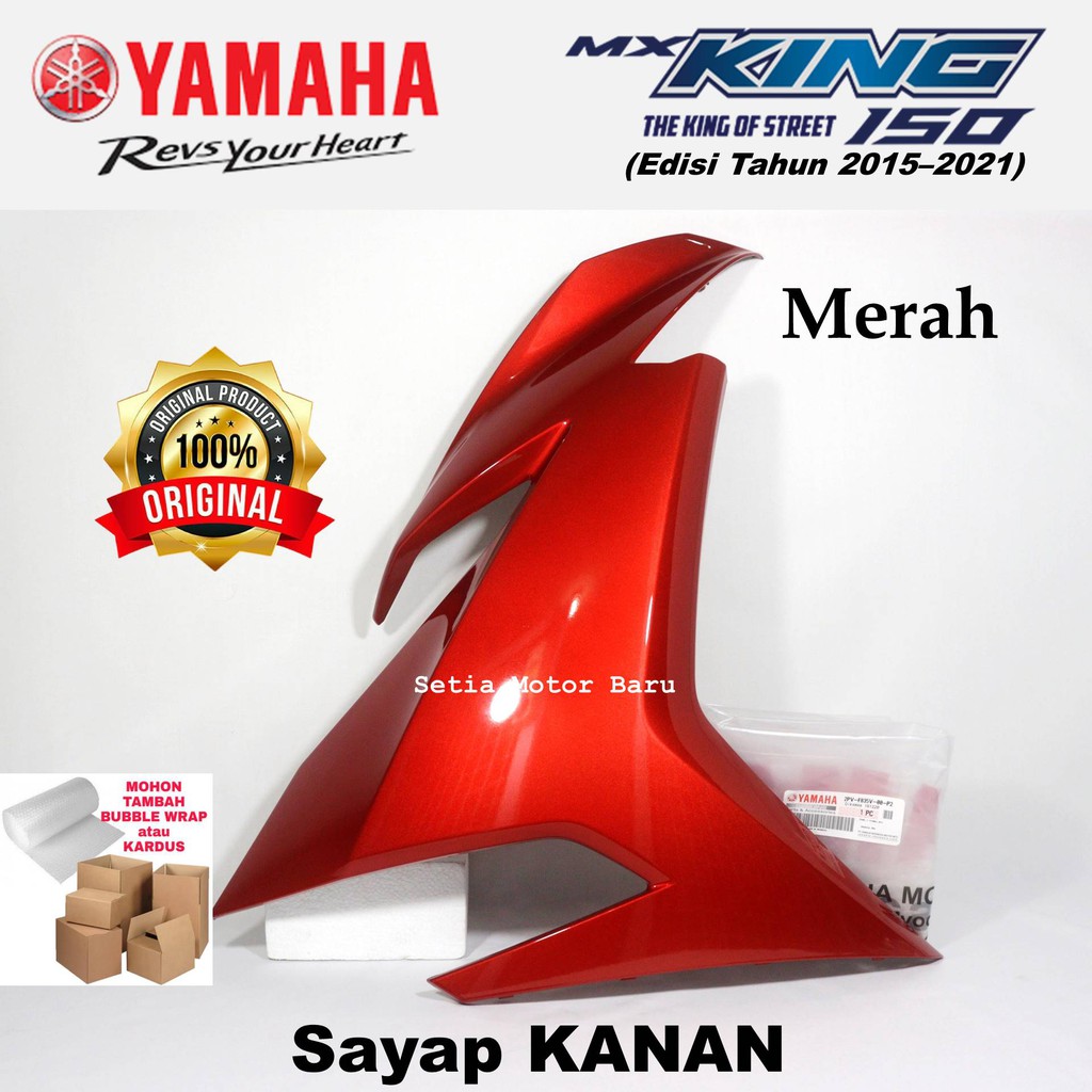 Jual Legshield Sayap Motor Mx King Mxking Old Sd Kanan Merah