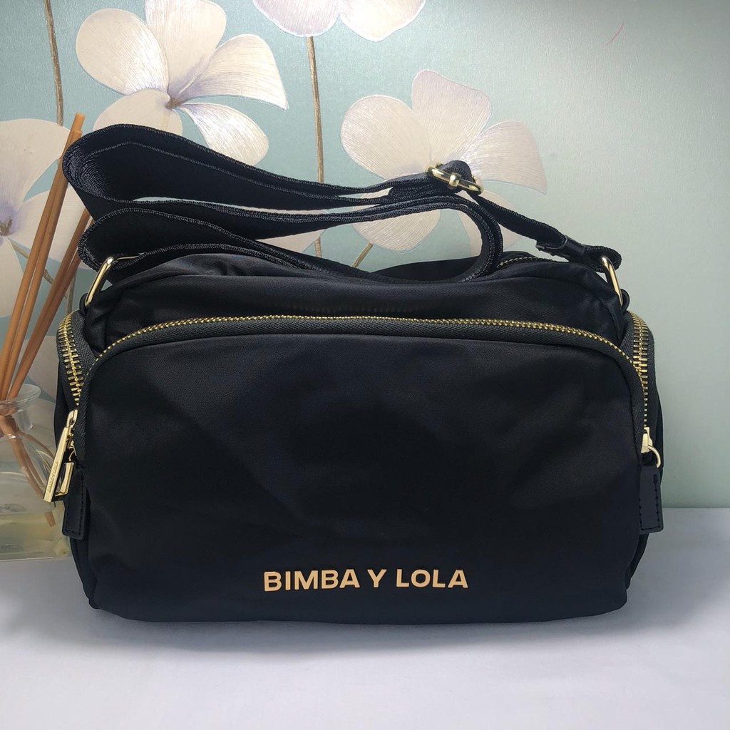 tas sling-bag Bimba Y Lola LB Nylon Black Sling Bag