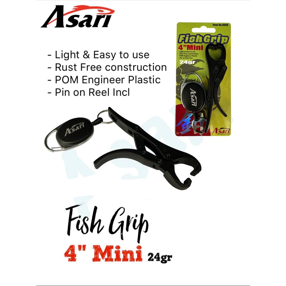 Jual LIP GRIP ASARI FISH GRIP MINI (Length 11.5cm / 24gram)