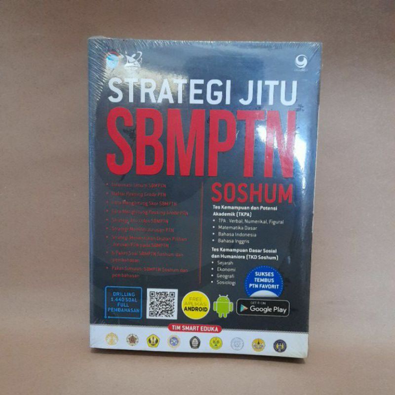Jual Buku SBMPTN - Strategi Jitu SBMPTN SOSHUM - Tim Smart Eduka ...