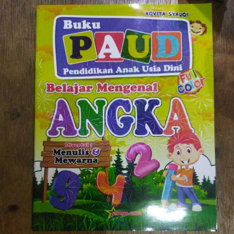 Jual Buku PAUD Belajar Mengenal Angka Disertai Menulis Dan Mewarnai ...