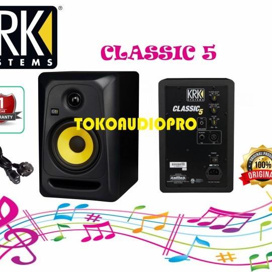 Jual KRK Classic 5 Professional Bi Amp 5Inch Powered Studio Monitor ...