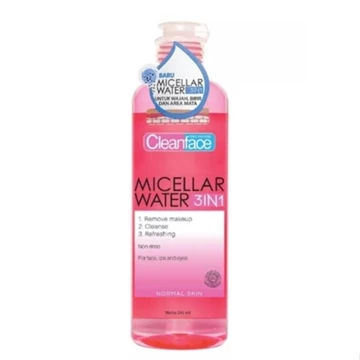 OliveShop Cleanface Micellar Water 3in1 Clean Face Normal Oily Skin 100ml 250ml