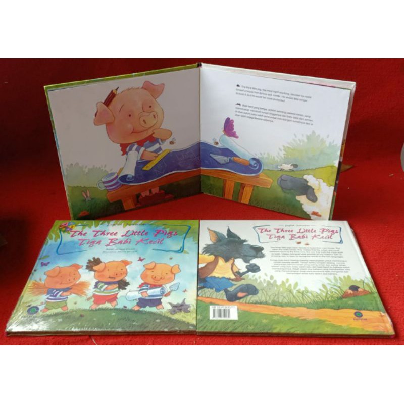 Jual Buku Dongeng Bilingual Murah The Three Little Pigs | Shopee Indonesia