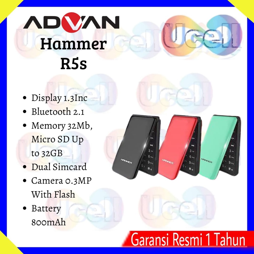 Jual Advan Hammer R5 Flip Phone Swipp R5S | Shopee Indonesia