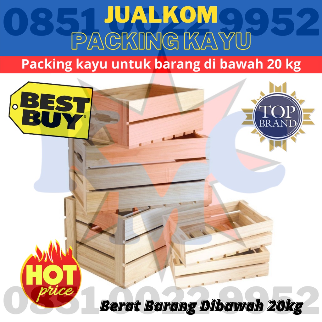 Jual Packing kayu untuk barang di bawah 20 kg | Shopee Indonesia