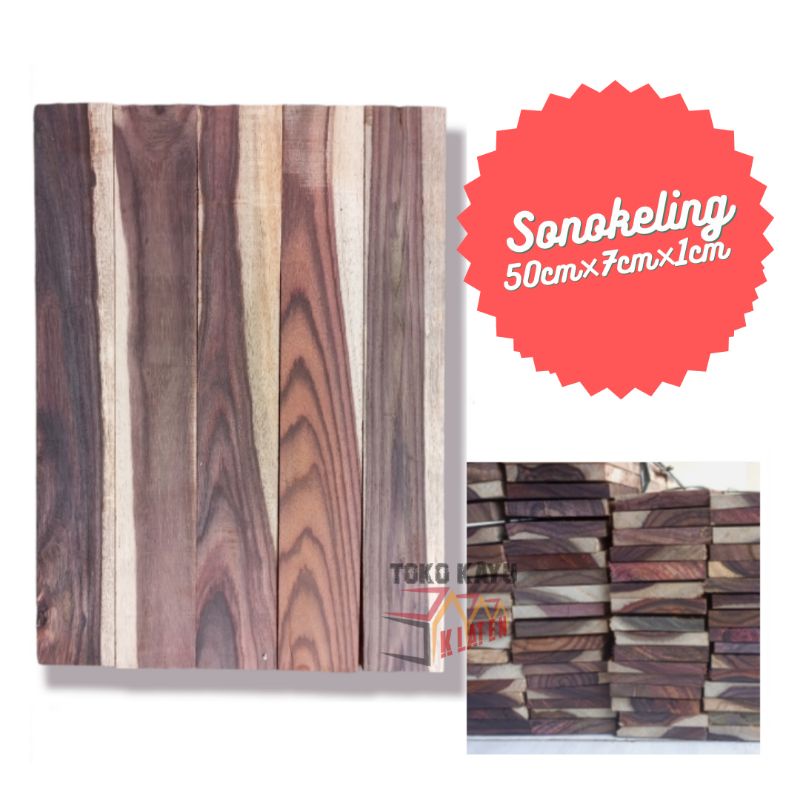 Jual Kayu Sonokeling Rosewood 50×7×1cm Shopee Indonesia 6183