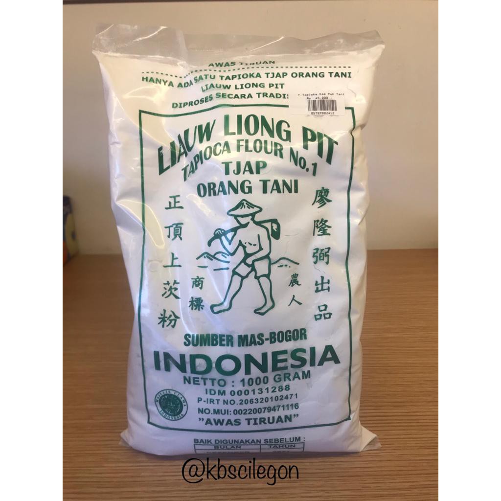 Jual Tepung Tapioka Liauw Liong Pit Tepung Tapioka Cap Pak Tani 1kg