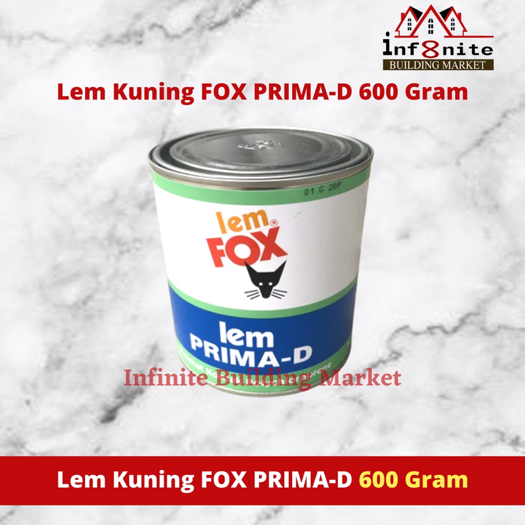 Jual Lem Kuning Fox Prima D Lem Serbaguna Lem Hpl Sepatu Lem Aibon 600 Gram Shopee Indonesia 7499