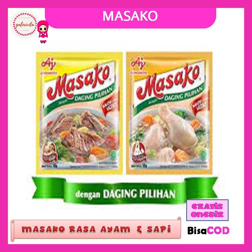 Jual Masako Bumbu Rasa Ayam / Masako Rasa Sapi / Masako Daging Pilihan ...