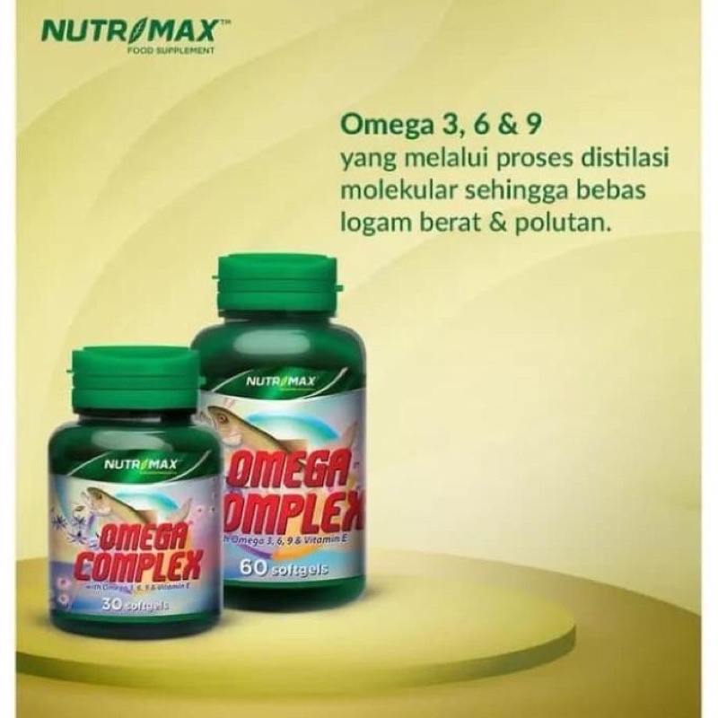 Jual Nutrimax Omega complex 3,6,9/ untuk kolestrol,trigliserida