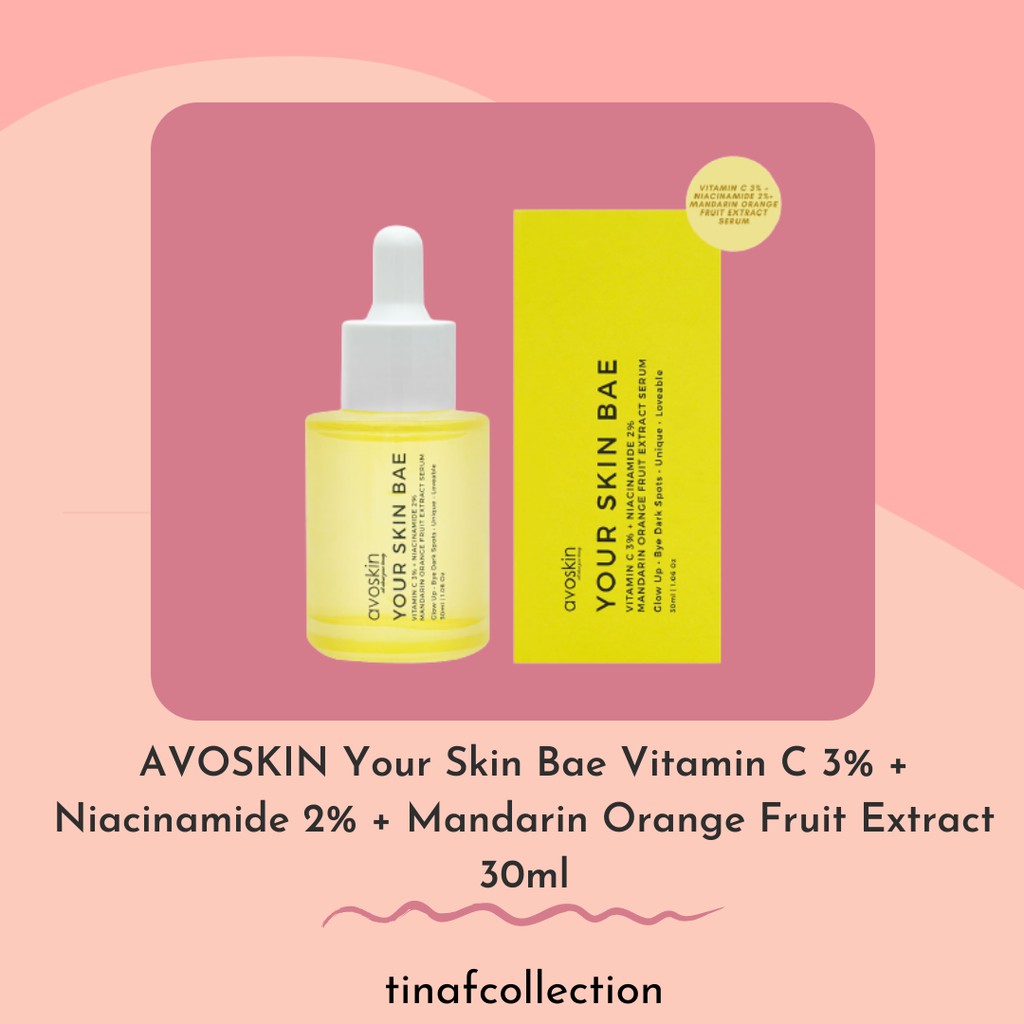 Jual AVOSKIN Your Skin Bae Vitamin C 3 + Niacinamide 2 + Mandarin