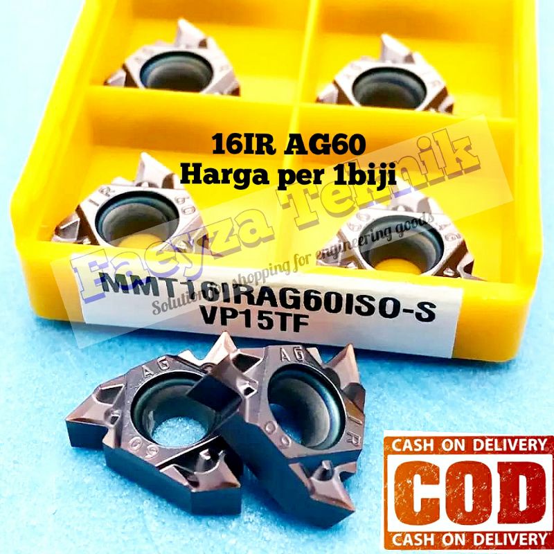 Jual 0836 pahat betel bubut insert drat dalam ulir dalam MMT16IR AG60 ...
