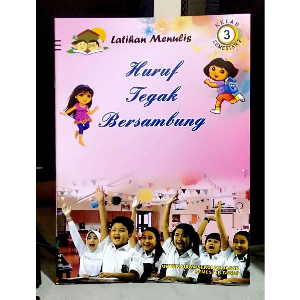 Jual Buku Latihan Menulis Huruf Tegak Bersambung Untuk SD Kelas 3 ...