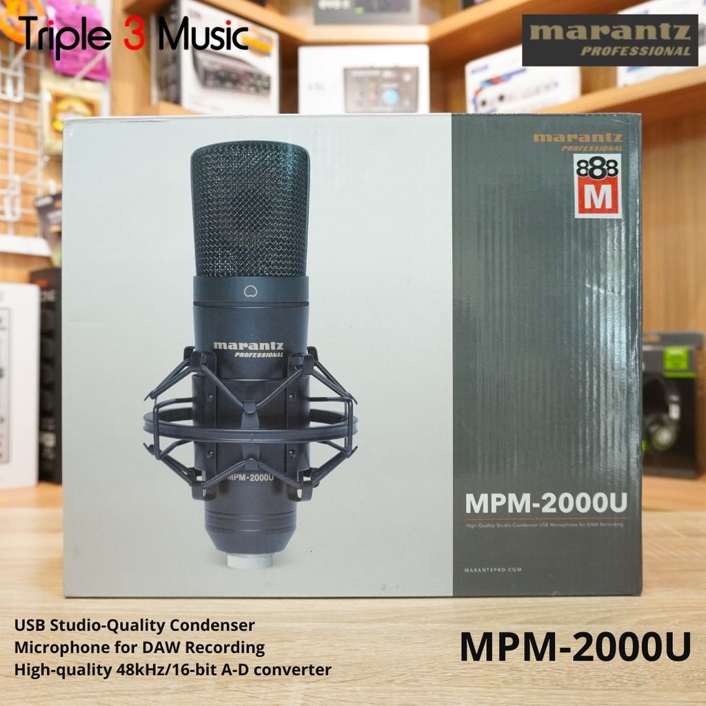 Jual Marantz MPM 2000U Large Diaphragm Microphone Mic USB | Shopee ...