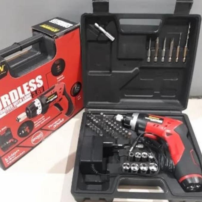 Jual Mesin Bor Obeng Cordless Krisbow Screwdriver Led Termurah