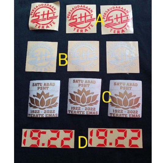 Jual stiker PSHT stiker SH TERATE timbul | Shopee Indonesia