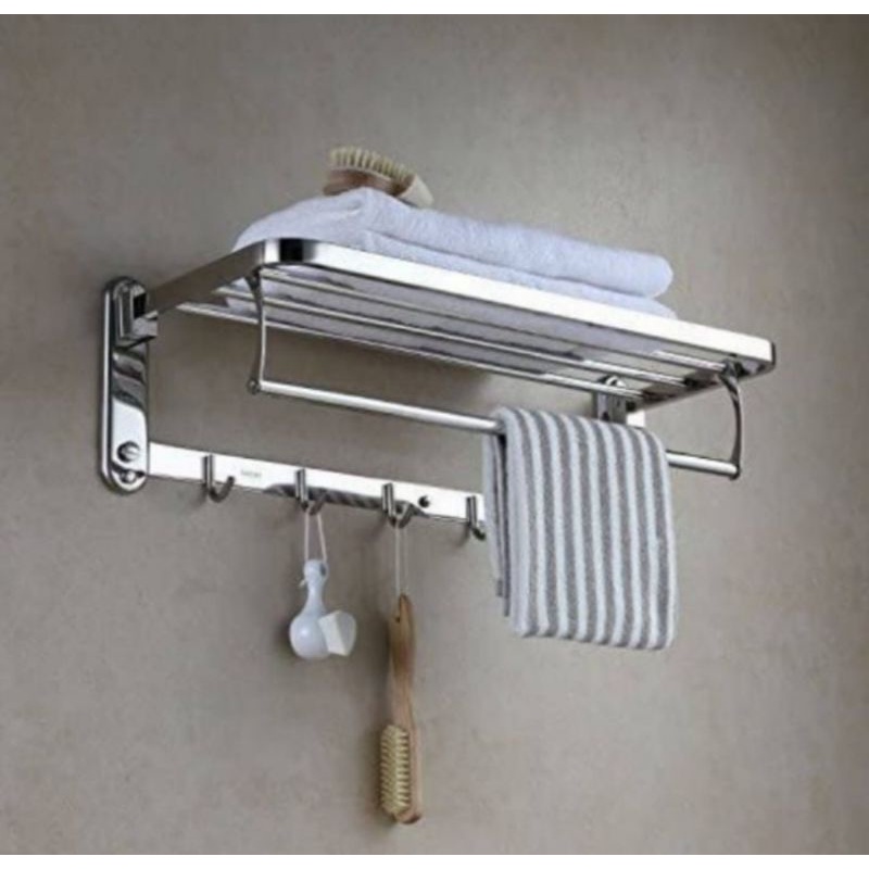 Jual Rak handuk susun stainless /Rak kamar mandi /Gantungan handuk ...
