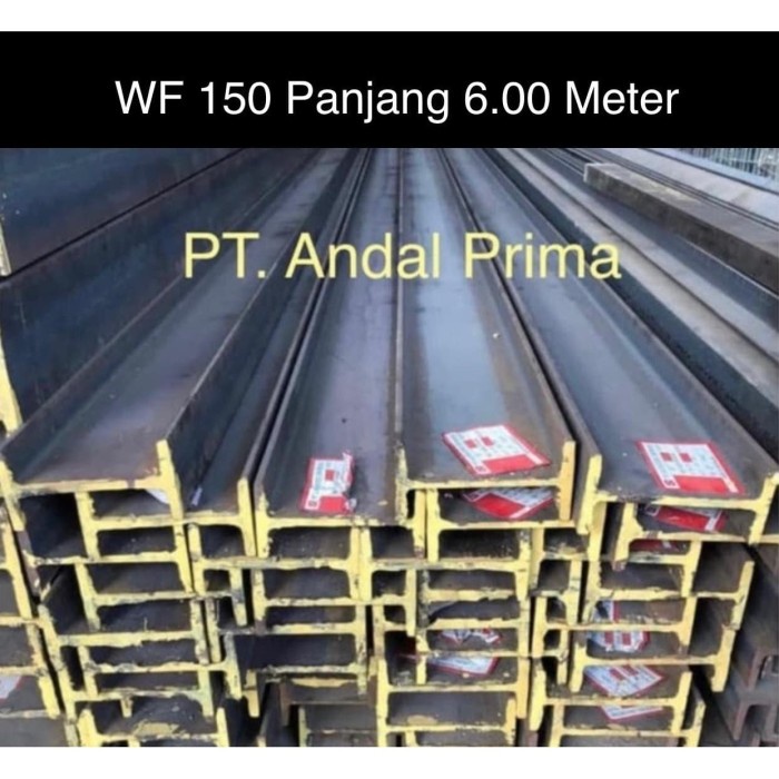 Jual Wf X Meter Besi Baja Iwf Wide Flange Beams Shopee