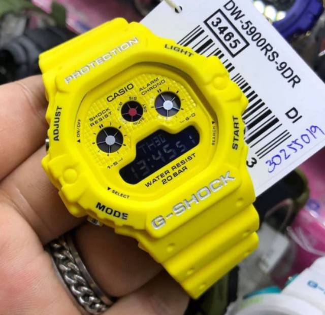 Jual Jam Tangan Pria Casio G-Shock DW-5900RS-9DR Original-Kuning
