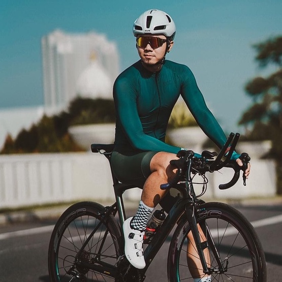 Jual JERSEY sepeda Pro Basic EMERALD long short sleeve BOC gowes Unisex ...