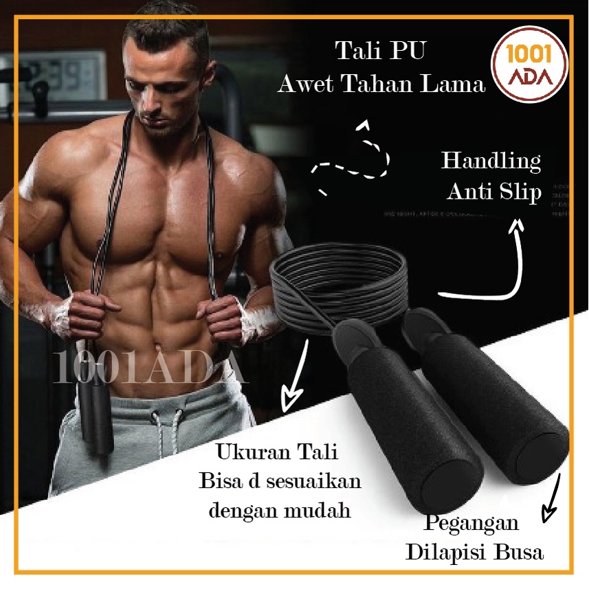 Jual Lompat Tali Speed RopeSKIPPING SPEED ROPE LOMPAT TALI JUMP ROPE ...