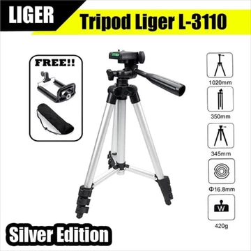 Tripod L 3110 Liger Tripod HP Dan Kamera Universal Bonus Free Holder U