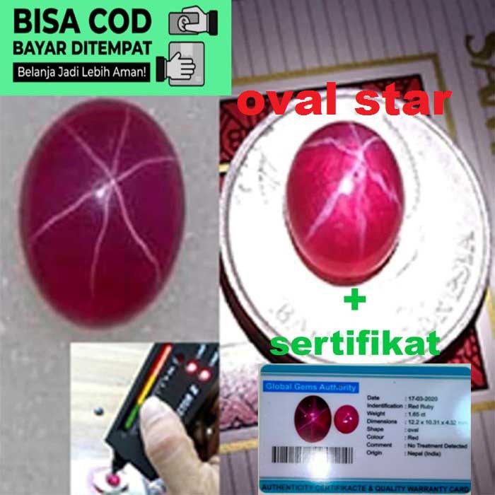 Jual batu permata red ruby NATURAL original | Shopee Indonesia