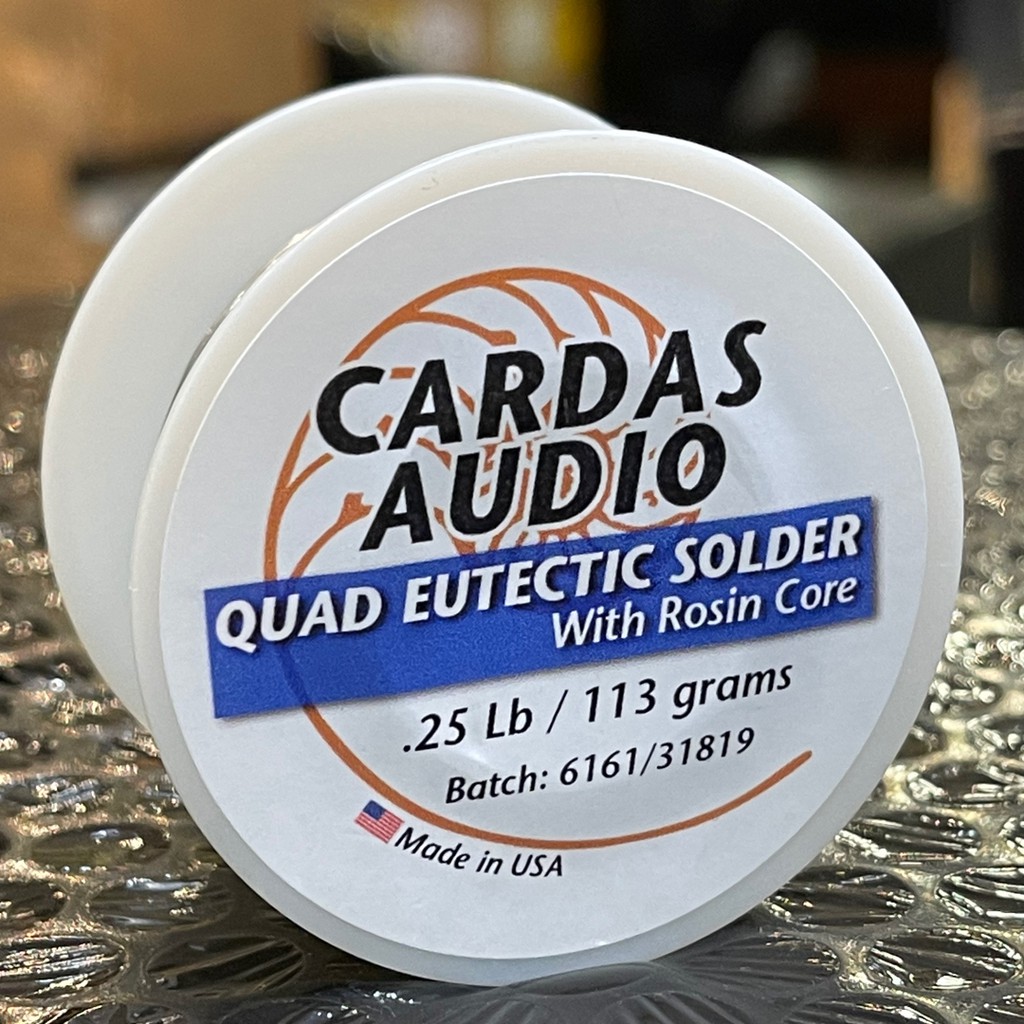 Jual Cardas Audio Quad Eutectic solder with Rasin core timah solder ...