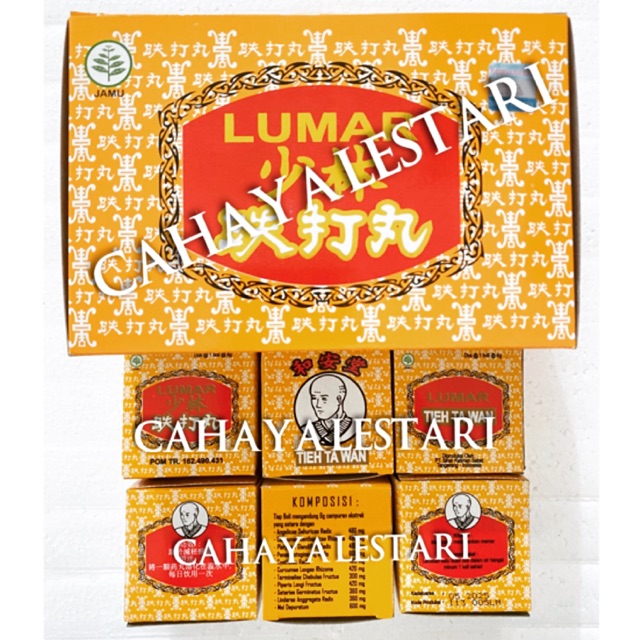 Lumar Shaolin Tieh Ta Wan (Die Da Wan) Eceran - Obat untuk Luka, Memar