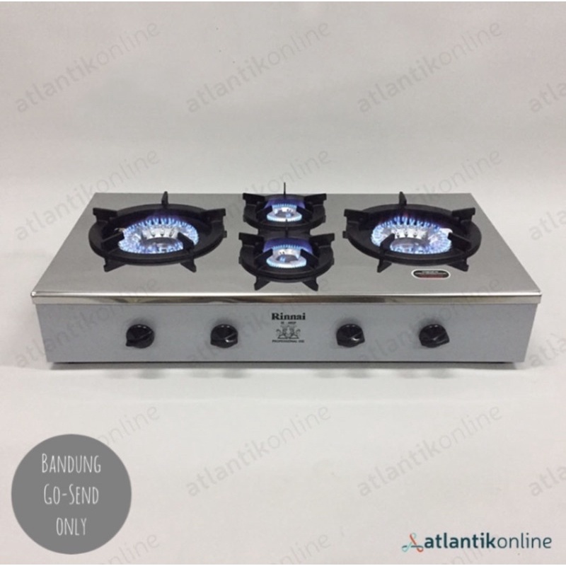 Jual Kompor gas komersil low pressure 4 tungku RINNAI RI-4RSP RI-4RSPN ...